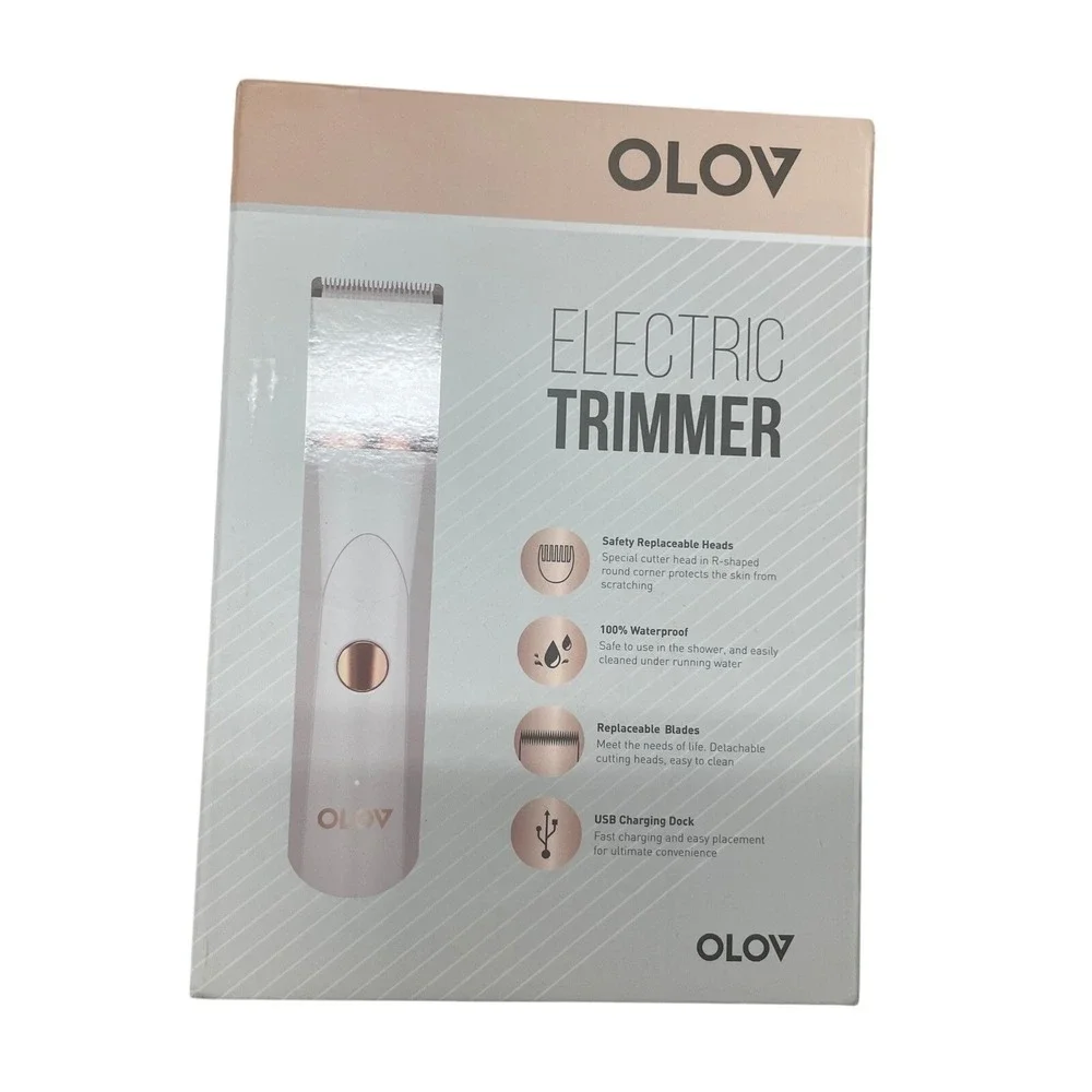 OLOV YP7032 Electric Trimmer Body Grooming USB Charging Dock Waterproof